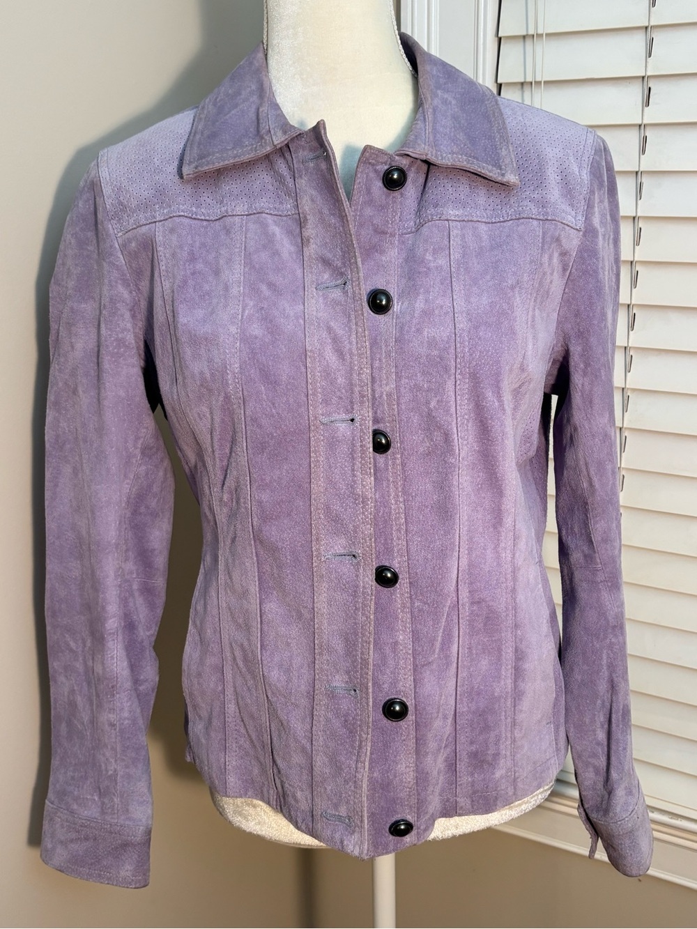 Lavender Suede Jacket